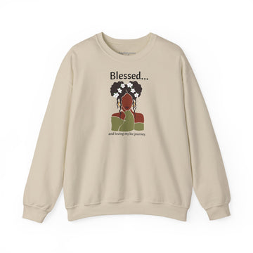 Loc Sweatshirt - Blessed... Loving My Loc Journey