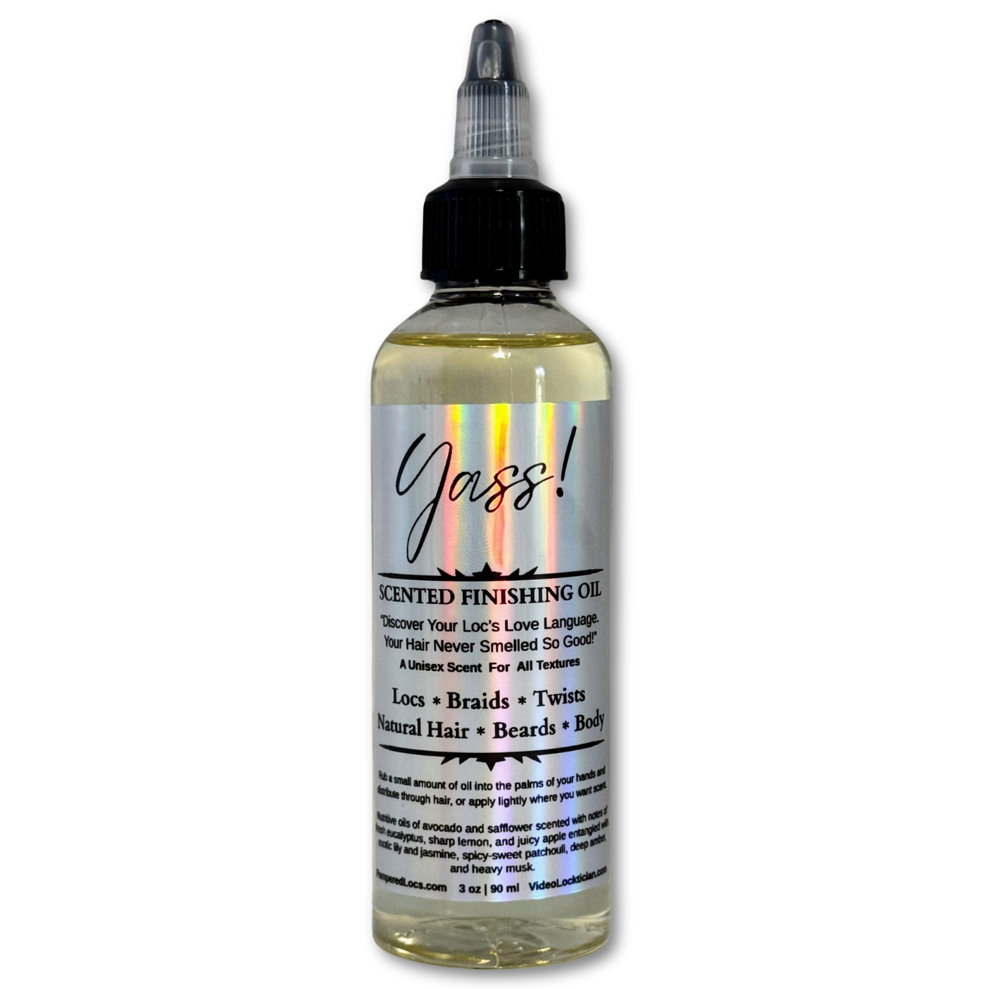 Yass! Scented Finishing Oil For Locs and Natural Hair