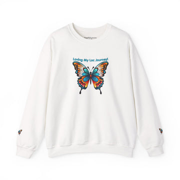 Butterfly "Loving My Loc Journey" Crewneck Sweatshirt