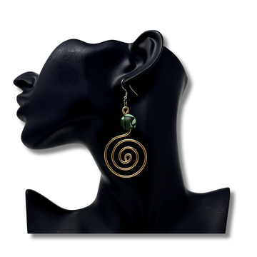Ear Abstract - Copper Swirl Camo