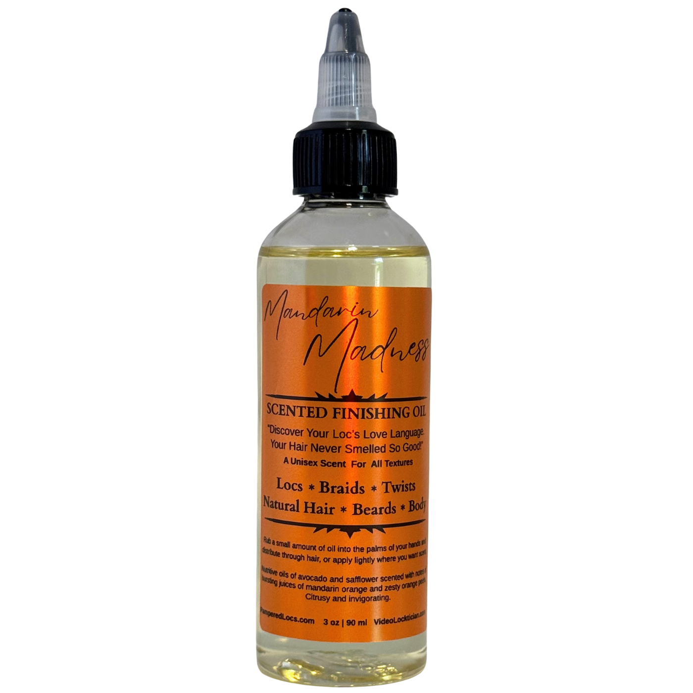 Mandarin Madness - Scented Finishing Oil For Locs and Natural Hair